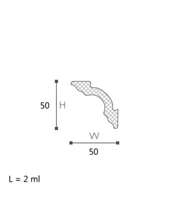 CORNISA DECORATIVA NOMASTYL A2 50x50x2000