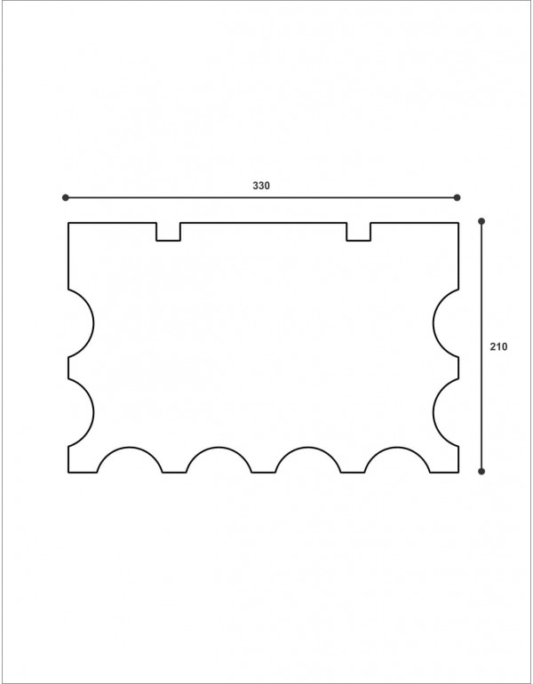 COLOANA DECORATIVA NCO3 330x210x2000