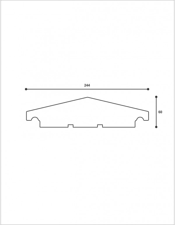 CAPAC DE GARD ADRo-Decor ST107 244x60x2000