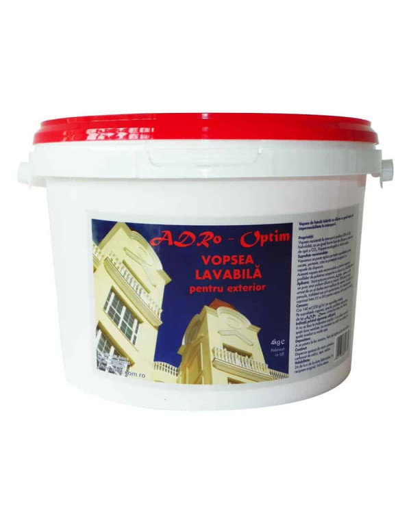 Vopsea lavabila fatada exterior ADRo-Optim 4kg