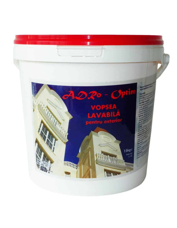 Vopsea lavabila fatada exterior ADRo-Optim 15kg