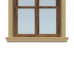 Solbanc decorativ fereastra REFA11 140X70X2000