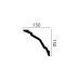 Cornisa decorativa polimer dur WT24 150X150X2000