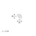 Bagheta decorativa Nomastyl QR 21X21X2000 Bagheta decorativa Nomastyl QR 21X21X2000