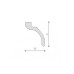 Cornisa decorativa poliuretan Z20 87x87x2000