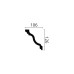 Cornisa decorativa poliuretan Z22 126x106x2000 Cornisa decorativa poliuretan Z22 126x106x2000