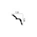Cornisa decorativa poliuretan Z24 128x128x2000