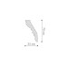 Cornisa decorativa poliuretan Z9 72x34x2000