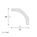 Cornisa decorativa Nomastyl B1 78X66X2000