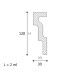Bagheta decorativa Nomastyl M1 120X30X2000 Bagheta decorativa Nomastyl M1 120X30X2000