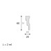 Cornisa decorativa Nomastyl M2 59X18X2000
