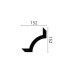 Set coltar decorativ accesoriu Arstyl SP2-5 pentru profil SP2- 4 BUC.