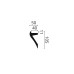 Cornisa tavan IL2 105X50X2000