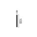 Plinta polimer dur FL9 100X8X2000 Plinta polimer dur FL9 100X8X2000