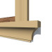 Solbanc decorativ fereastra NS105 145X85X2000