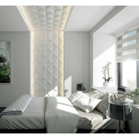 Panou decorativ 3D interior poliuretan Arstyl 3D FLOWER 380X1135X28 Panou decorativ 3D interior poliuretan Arstyl 3D FLOWER 380X1135X28