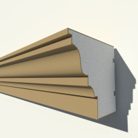 Cornisa decorativa exterior NC145 200X200X2000