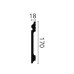Plinta polimer dur FL17 170X18X2000