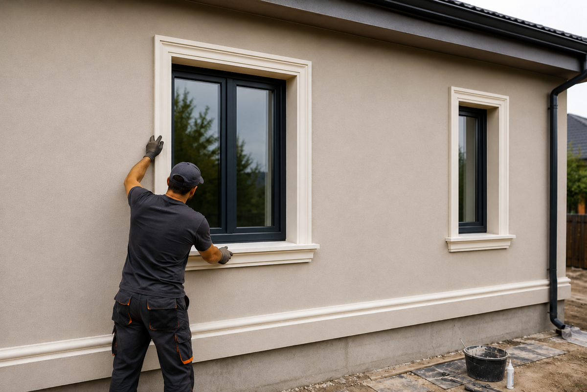 Montaj profile decorative pentru exterior: ghid pas cu pas