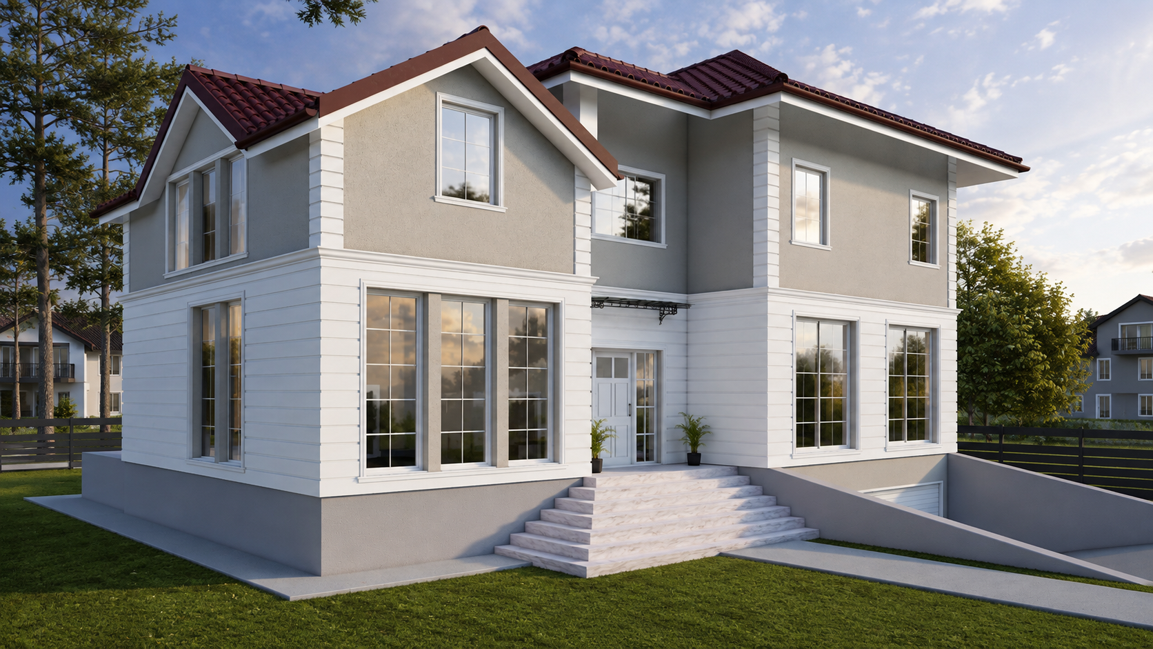 Proiect exterior vizualizare 3D